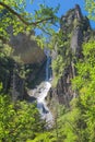 Kinka Falls and Ryusei Waterfall, Hokkaido, Japan