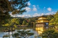 Kinkaku-ji buddhist temple or Golden pavilion, Kyoto, Japan Royalty Free Stock Photo