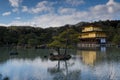 Kinkaku-ji, the Golden Pavilion, a Zen Buddhist temple in Kyoto, Japan Royalty Free Stock Photo