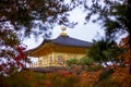 Kinkaku-ji temple ,Temple of the Golden Pavilion kyoto japan one Royalty Free Stock Photo