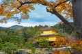 Kinkakuji in autumn season