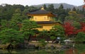 Kinkakuji in autumn season - famous Pavilion