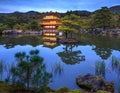 Kinkakuji Golden Pavilion at night, Kyoto, Japan