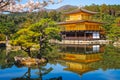 kinkakuji at Rokuonji, aka Golden Pavilion Royalty Free Stock Photo