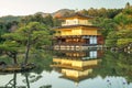 Kinkakuji Temple, beautiful ancient temple Millennia Is of interest to tourists at Kyoto, JAPAN. Royalty Free Stock Photo