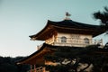 Kinkakuji Temple, beautiful ancient temple Millennia Is of interest to tourists at Kyoto, JAPAN.