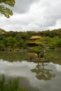Kinkakuji Temple(Golden Pavilion) at Kyoto Royalty Free Stock Photo