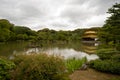 Kinkakuji Temple(Golden Pavilion) at Kyoto. Royalty Free Stock Photo