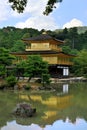 Kinkakuji Temple (The Golden Pavilion) / Kyoto, Ja Royalty Free Stock Photo