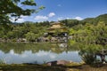 Kinkakuji temple. Golden Pavilion.  Kyoto Japan Royalty Free Stock Photo