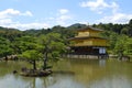 Kinkakuju Temple (Golden Pavilion) in Kyoto, Japan Royalty Free Stock Photo