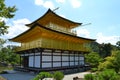 Kinkakuju Temple (Golden Pavilion) in Kyoto, Japan Royalty Free Stock Photo