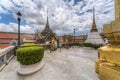 Kinnari statues in the Temple of the Emerald Buddha complex Royalty Free Stock Photo