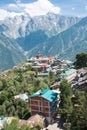 Kalpa village in Rekong Peo, Kinnaur County, Himachal Pradesh, India