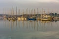 Kinsale Harbor Cork Ireland sail sailing boat ship bay reflection water Royalty Free Stock Photo