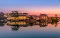 Kinsale Harbor Cork Ireland sail sailing boat ship bay reflection water Royalty Free Stock Photo