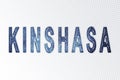 Kinshasa lettering, Kinshasa milky way letters, transparent background