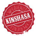 Kinshasa stamp rubber grunge