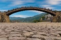 The Kintai Bridge, the historical wooden arch bridge