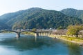 Kintai-kyo bridge in japan Royalty Free Stock Photo