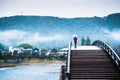 Kintaikyo Bridge on rainy day - Iwakuni - Yamaguchi - Japan