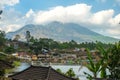 Kintamani volcano and lake, view from Kabupaten Bangli