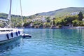 Kioni port Ithaca Greece Royalty Free Stock Photo