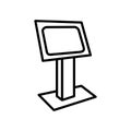 Kiosk icon, Vector illustration