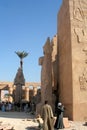 The Kiosk of Tahraqa at the Temple of Amun, Karnak Royalty Free Stock Photo