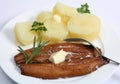 Kipper and potatoes