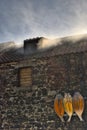 Kipper smokehouse in Craster Royalty Free Stock Photo