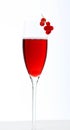 Kir Royal cocktail Royalty Free Stock Photo