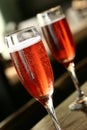 Kir royal cocmtail Royalty Free Stock Photo