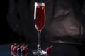 Kir Royale Cocktail (Generative AI)