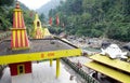 Kirateshwar Mahadev Temple along the Rangeet river at Legship, West Sikkim, India