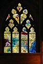 Stained glass window of Chagall - Cathedral of Metz / France