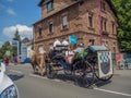Kirchheimbolanden,Rheinland-Pfalz,Germany-06 23 2019: Holiday parade on streets of German town during Beer Festival week