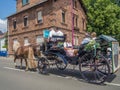 Kirchheimbolanden,Rheinland-Pfalz,Germany-06 23 2019: Holiday parade on streets of German town during Beer Festival week