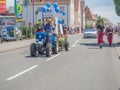 Kirchheimbolanden,Rheinland-Pfalz,Germany-06 23 2019: Holiday parade on streets of German town during Beer Festival week