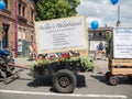 Kirchheimbolanden,Rheinland-Pfalz,Germany-06 23 2019: Holiday parade on streets of German town during Beer Festival week