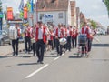 Kirchheimbolanden,Rheinland-Pfalz,Germany-06 23 2019: Holiday parade on streets of German town during Beer Festival week