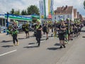 Kirchheimbolanden,Rheinland-Pfalz,Germany-06 23 2019: Holiday parade on streets of German town during Beer Festival week