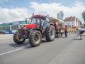 Kirchheimbolanden,Rheinland-Pfalz,Germany-06 23 2019: Holiday parade on streets of German town during Beer Festival week