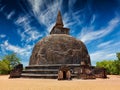 Kiri Vihara - ancient buddhist dagoba stupa Royalty Free Stock Photo