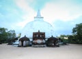 Kiri Vihara Stupa at sunset in Polonnaruwa, Sri Lanka Royalty Free Stock Photo