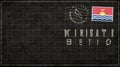 Kiribati Betio Vintage Mail Envelope Royalty Free Stock Photo