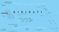 Kiribati Political Map