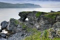 Kirkeporten Rock near Skarsvag, Nordkapp