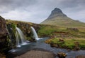 Kirkjufell, a church mountain with unique shape and fantastic landscape