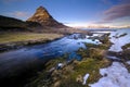 Kirkjufell Mount in Winter Season